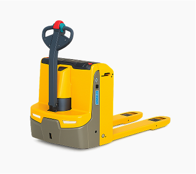 Transpaleta eléctrico con barra de timón