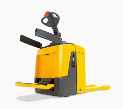 Transpaleta eléctrico con barra de timón